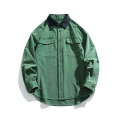 Garment Dyed Cargo Overshirt Newgew