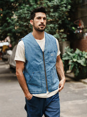 SIMWOOD Denim Workwear Vest Newgew
