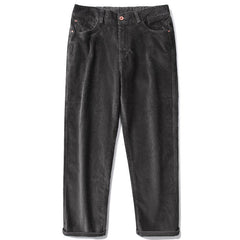 Straight Leg Corduroy Trousers Newgew