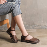 Summer Soft Leather Casual Flat Shoes Newgew Shoes