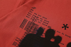 Y2K Grunge Silhouette Graphic T-Shirt Newgew