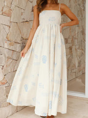 Chill Vibes Open-Back Spaghetti Strap Maxi Dress Newgew Dresses