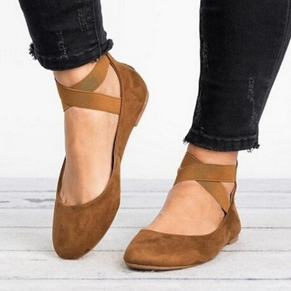 Women Fashion Classic Ballerina Flats Dancing Loafers NewGew