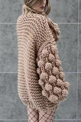 Knit Season Puff Sleeve Sweater NewGew