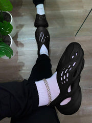 Solid Anti-skid Hollow-out Flat Shoes NewGew