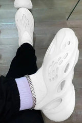 Solid Anti-skid Hollow-out Flat Shoes NewGew