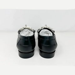 Metal buckle fringe color matching leather shoes NewGew