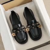 Women Fashion Bowknot Casual Lug Sole Loafers Newgew Shoes