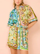 Special Satin Print Mini Dress Newgew Dresses