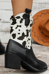Mid Calf Thick Heel Knight Boots NewGew