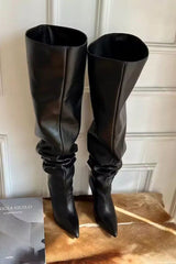 Pleated Pile High Boots NewGew