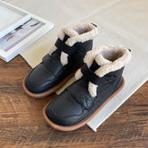 Women Minimalist Soft Furred Flat Boots Newgew Shoes