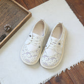Women Retro Summer Canvas Mesh Casual Shoes Newgew Shoes
