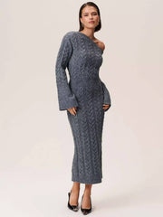 Arona Knitted Midi Dress Newgew Dresses