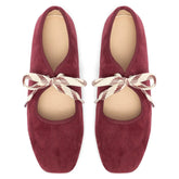 Comfortable Square-Toed Flat Shoes Newgew