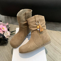 Retro And Gentle Boots Newgew