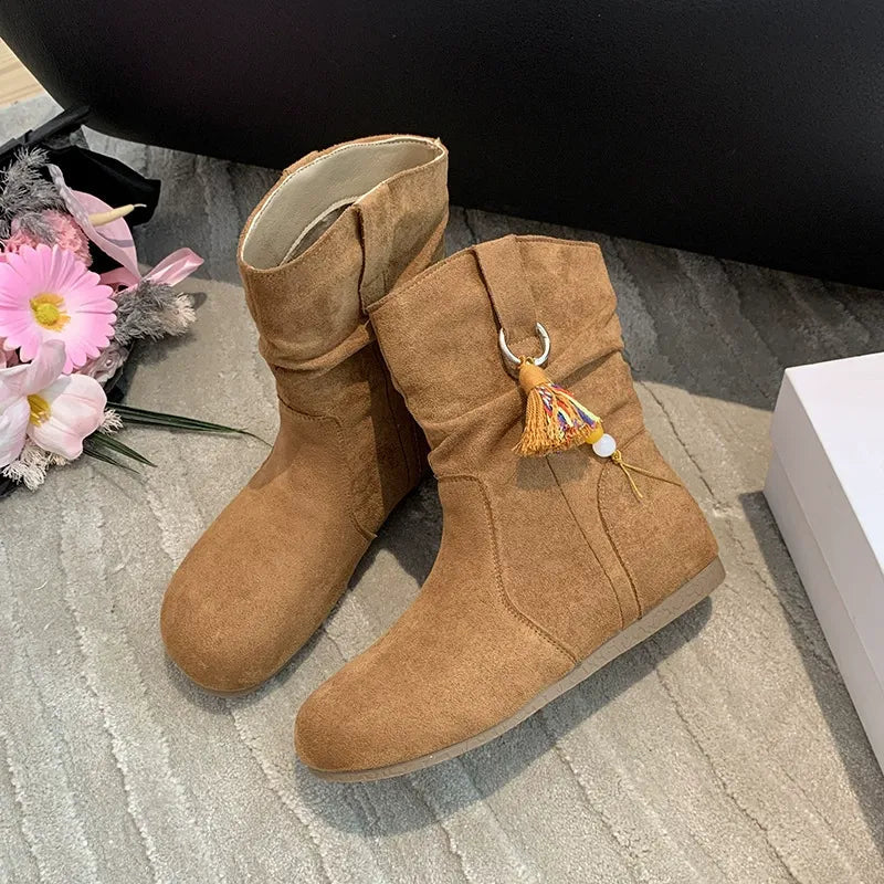 Retro And Gentle Boots Newgew