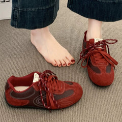 Red Casual Agan Flip-Flops Newgew