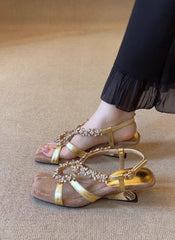 Square-Toe Unconventional Shoes And Sandals Newgew