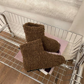 Lamb Fur Short Boots