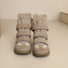 Inside-Heeled Thick-Soled High-Top Shoes Newgew