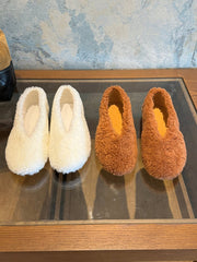 Flat Fleece Warm Woolen Shoes Newgew