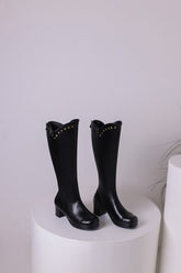 Rivet Long Boots Newgew