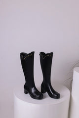 Rivet Long Boots Newgew