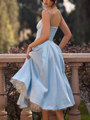 Cinderella Blue Tulle Midi Dress Newgew Dresses