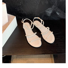 Pearl Fairy Exquisite French Sandals NewGew