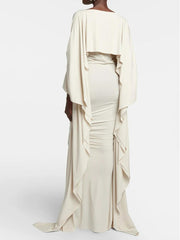 Lilgiuy Tight Sleeved Maxi Dress Newgew Dresses