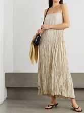 Crinkled Doll Maxi Dress - Neutrals Newgew Dresses