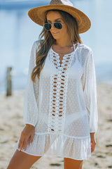 Swiss Dot Crochet Beach Cover Up Newgew