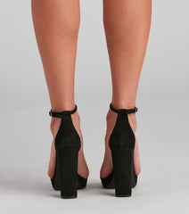 Essential Suede Platform Heels Newgew