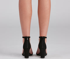 Smooth And Sleek Block Heels Newgew