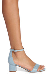 Get Low Strap Block Heels Newgew