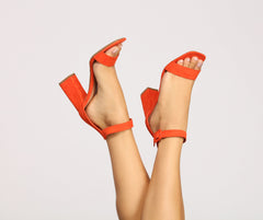 Fashionably Fab Block Heels Newgew