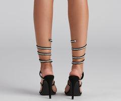 Encircled In Glam Rhinestone Stilettos Newgew
