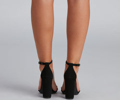 Posh Chic Chainlink Nubuck Heels Newgew