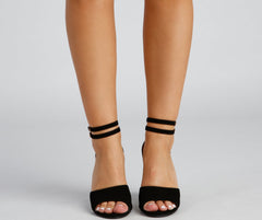 Classic Staples Nubuck Double Strap Heels Newgew