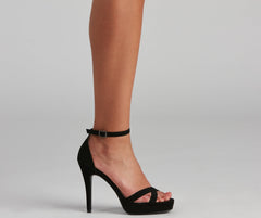 Solemate Criss-Cross Platform Heels Newgew