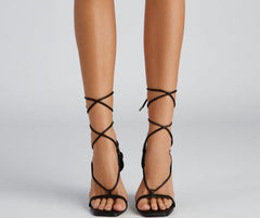 Wrapped In Chic Block Heels Newgew