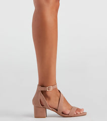 Under Wraps Strappy Block Heels Newgew