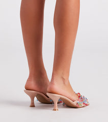 Color Me Pretty Gemstone Bead Mules Newgew