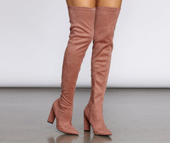 Thigh High Point Toe Boot Newgew