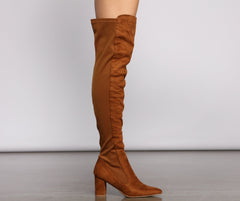 So Haute Over-The-Knee Lace Up Boots Newgew