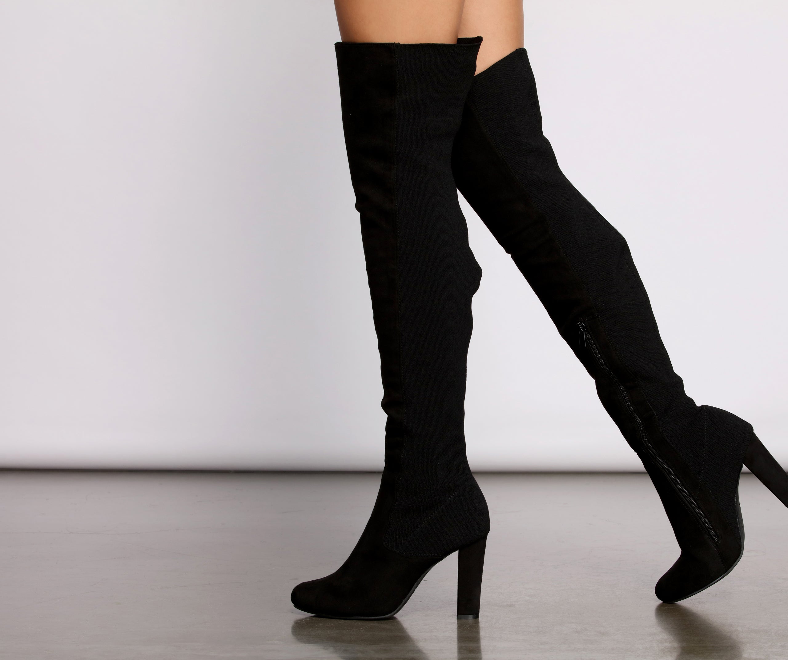 50/50 Trendy Stunner Over The Knee Boots Newgew