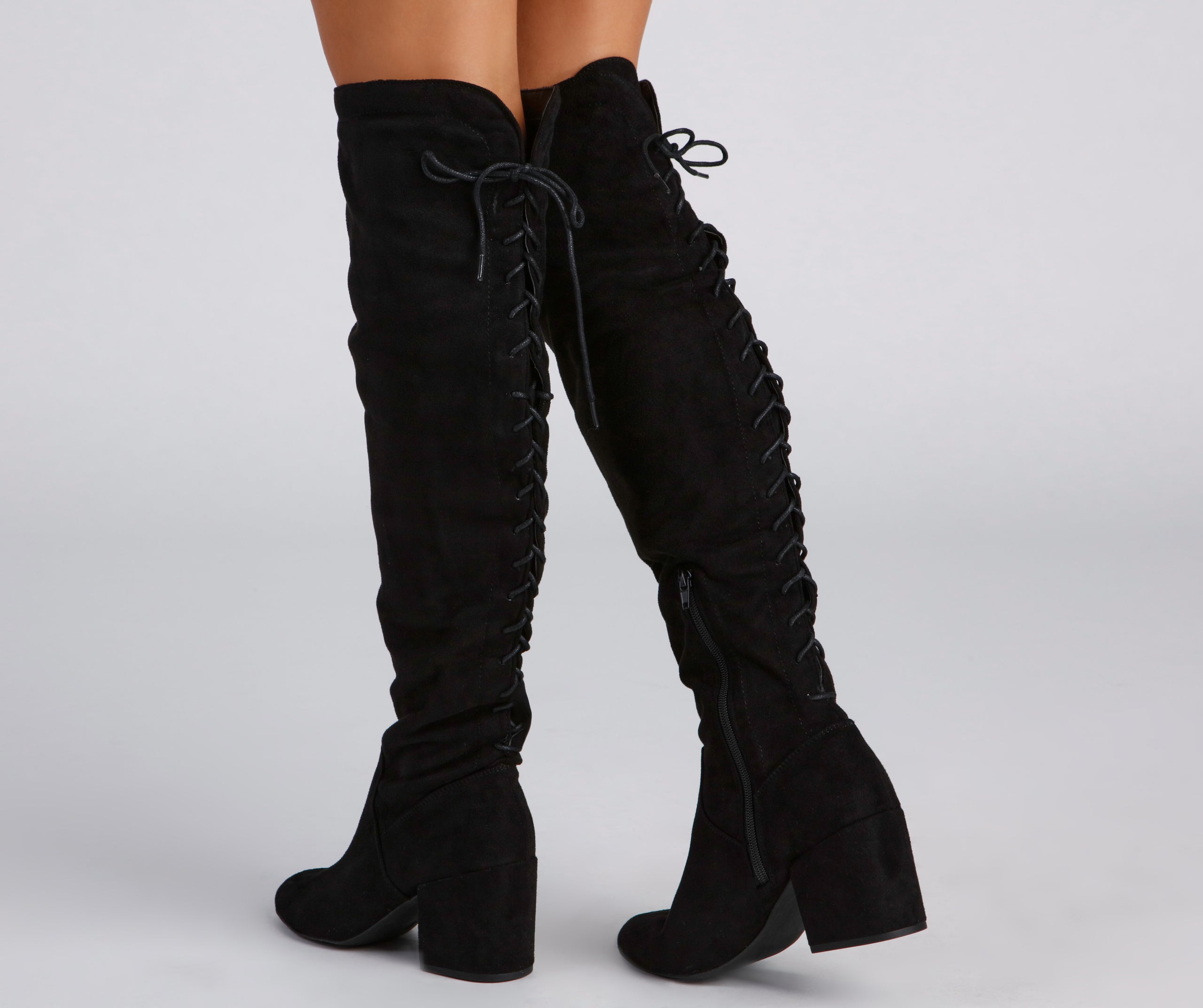 Chic Trends Lace-Up Boots Newgew