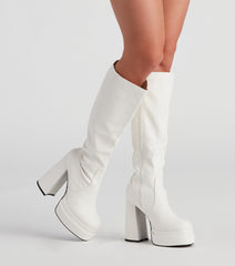 Rad And Retro Under The Knee Boots Newgew
