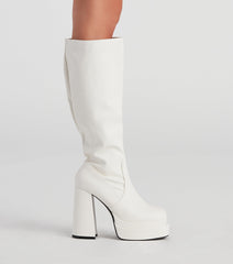 Rad And Retro Under The Knee Boots Newgew